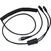 Honeywell - prepínač klávesnice / sieťový kábel - RJ-45 (M) - PS/2, 6-pólový, napájací zdroj - 3,0m - stočený - čierny (CBL-720-300-C00)