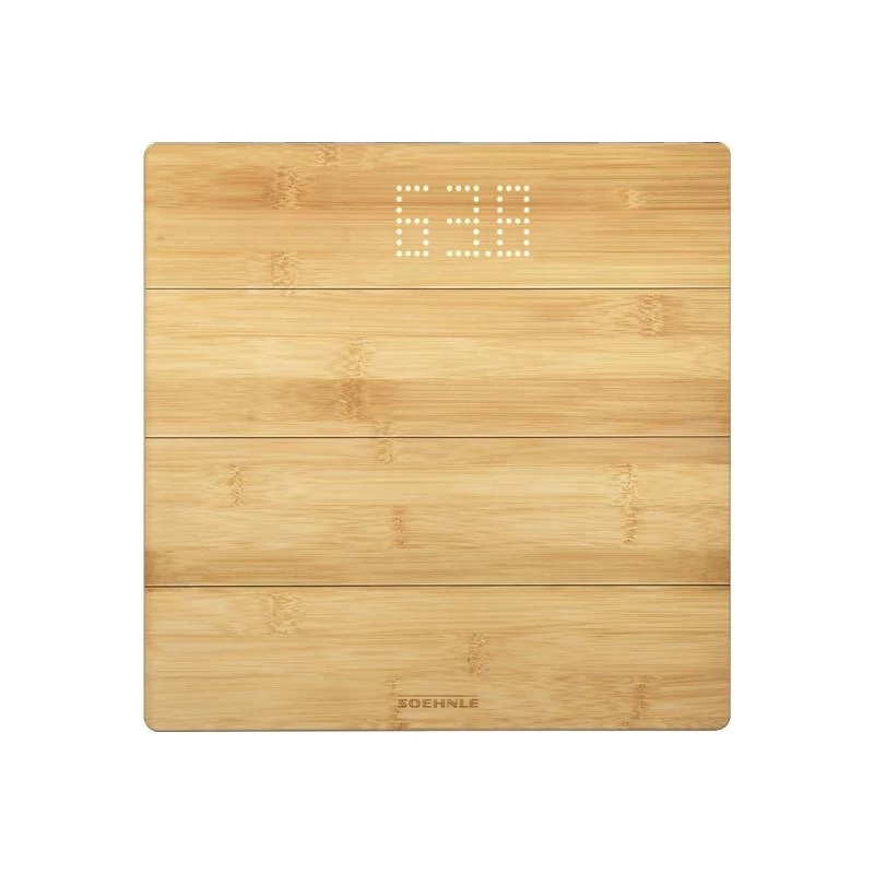 Soehnle Style Sense Bamboo Magic elektronická osobná váha štvorcová bambus (63880)