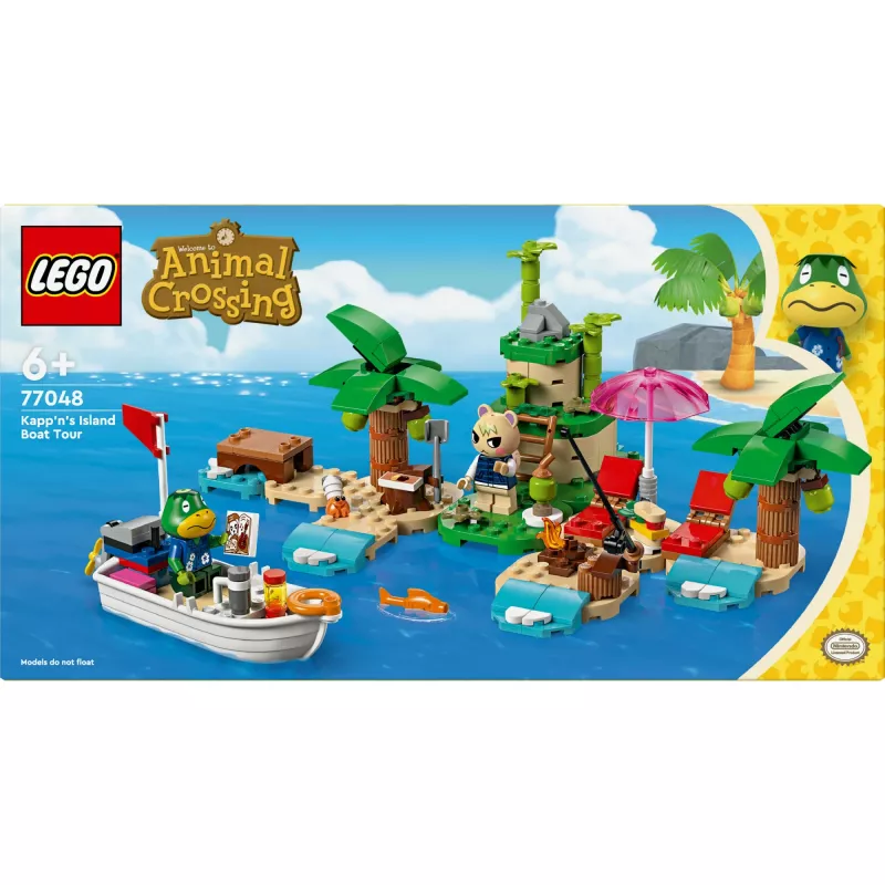 LEGO stavebná hračka 77048 Animal Crossing plavba loďou s kapitánskym ostrovom