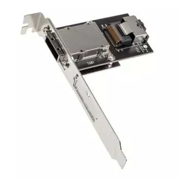 SilverStone SA011 - SAS prepážka interná na externú - SAS 24Gbit/s - Mini SAS (SFF-8087) (W) na 4 x 26-pinové Mini SAS (W)