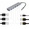 Gembird A-CM-COMBO3-03 USB Type-C 3-in-1 multi-port adaptér (hub + HDMI + PD)