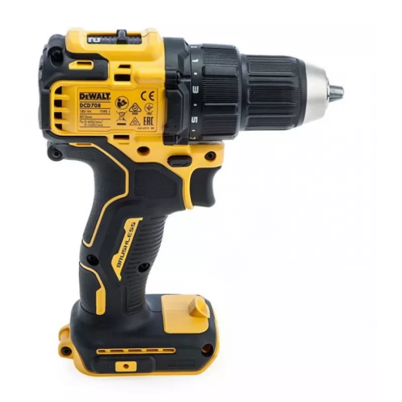 DeWALT DCD708 Bezuhlíkový 18V akumulátorový vŕtací skrutkovač základná jednotka