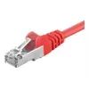 Wentronic Goobay CAT 5e patch kábel, F/UTP, červený, 2 m - CCA medená zmes (50152)