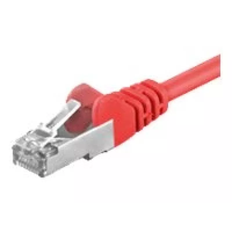 Wentronic Goobay CAT 5e patch kábel, F/UTP, červený, 2 m - CCA medená zmes (50152)