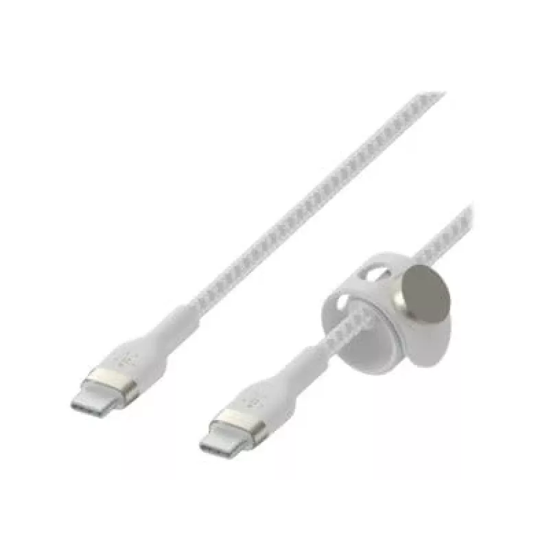 Belkin BOOSTCHARGE PRO Flex USB kábel 1 m USB 2.0 USB C biely (CAB011BT1MWH)
