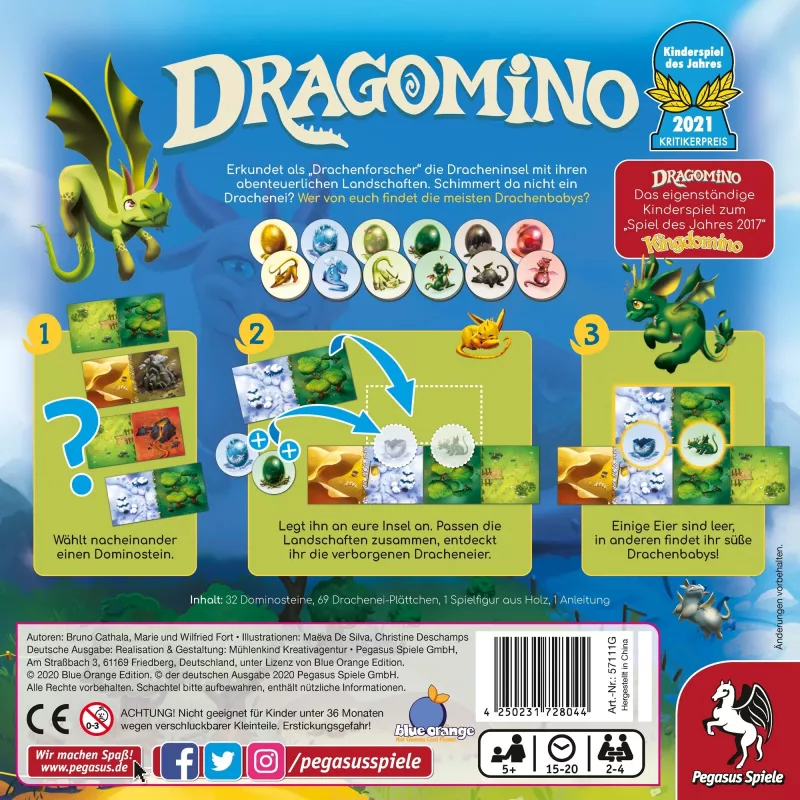 Dragomino, spoločenská hra detská hra roka 2021