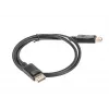 Lanberg DisplayPort kábel 19 Pin V1.2 4K, 1M | CA-DPDP-10CC-0010-BK | DisplayPort na DisplayPort