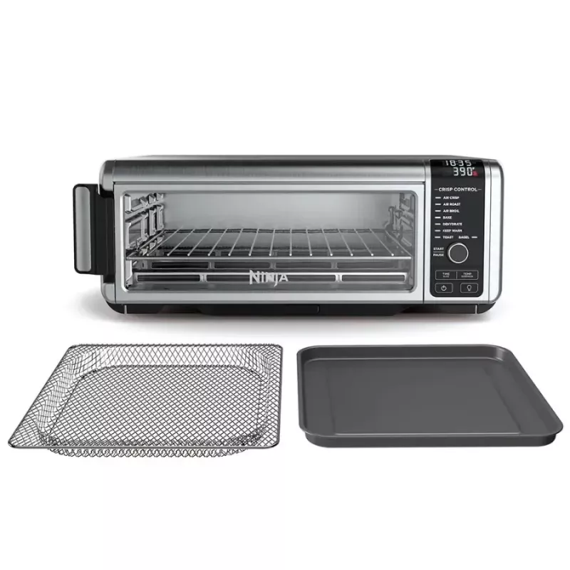 Ninja SP101 samostatná 10 L voľne stojaca 2400 W teplovzdušná fritéza čierna, nerezová oceľ