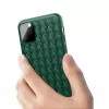 Ochranné puzdro Devia pre iPhone 11 Pro Max s tkaným vzorom, zelená
