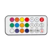 Akyga AK-CA-73 RGB ovládač ventilátorov s diaľkovým ovládaním, 12 pripojení (10 ventilátorov + 2 LED pásy), Molex napájanie