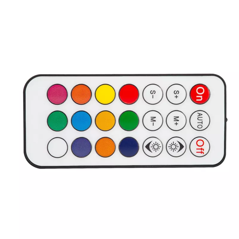 Akyga AK-CA-73 RGB ovládač ventilátorov s diaľkovým ovládaním, 12 pripojení (10 ventilátorov + 2 LED pásy), Molex napájanie