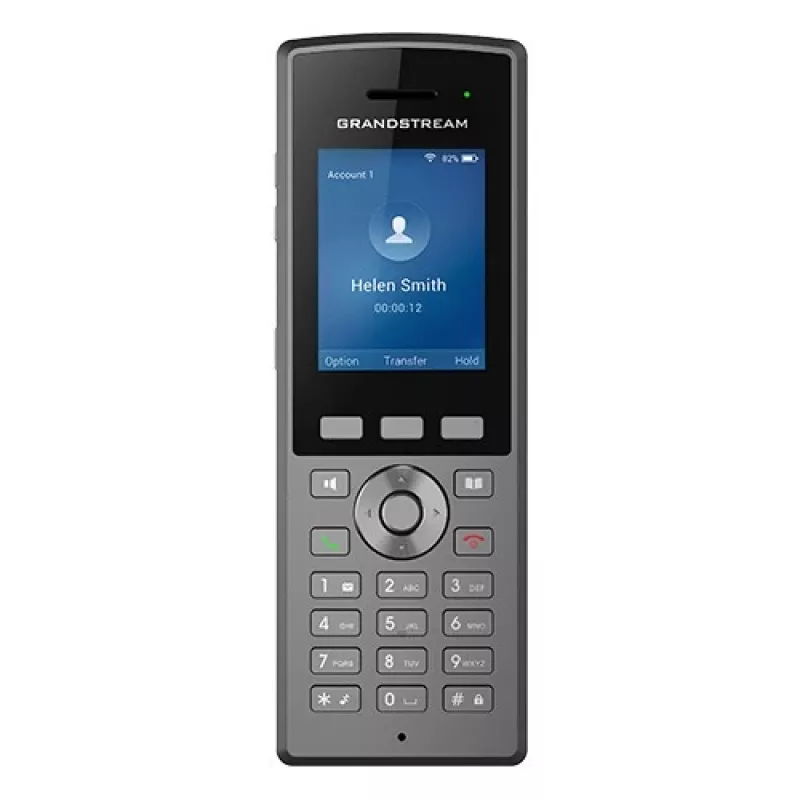 IP mobilný telefón Grandstream Networks WP825 antracit 2 linky LCD Wi-Fi