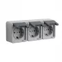 Zásuvka Schuko GIRA 4789 30, 16 A, 250 V, sivé plastové puzdro