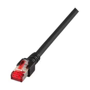 EFB-Elektronik RJ45 patch kábel Cat.6 S/FTP LSZH čierny 0,15m Výrobca: EFB Elektronik (K5515.0,15)