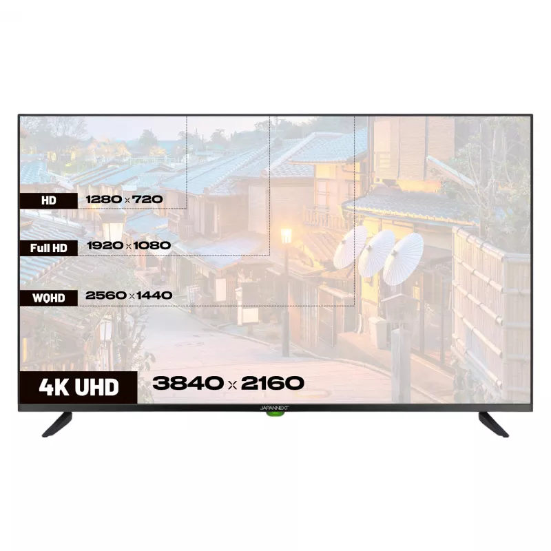 109,2cm/43 (3840x2160) JAPANNEXT JN-IPS430UHD60F 16:9 IPS 60Hz HDMI USB WLAN reproduktor čierna