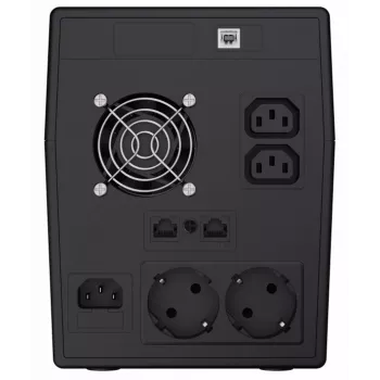 Záložný zdroj Green Cell UPS09 – Line-Interactive 3 kVA / 1400 W, 230 V, LCD, Tower, 5x zásuvky Type-F