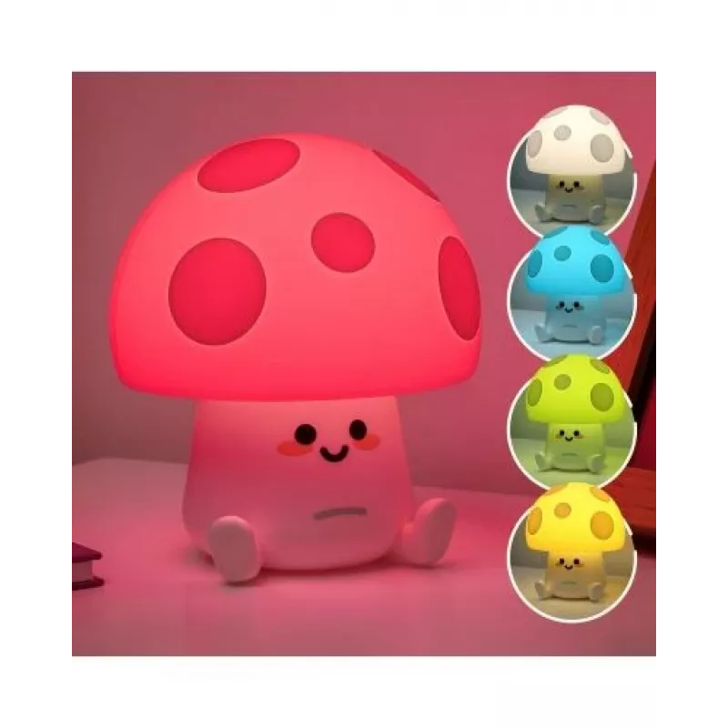 Stolná lampa Paladone Fun Guy Mushroom Light – netradičná LED nočná lampa v tvare huby