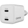 Canyon CU35CC GaN 35 W 2xPD sieťová nabíjačka, biela