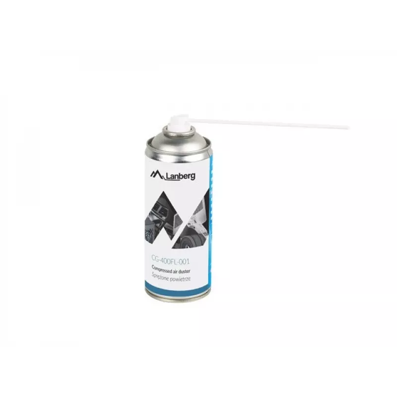 Lanberg CG-400FL-001 stlačený vzduch na čistenie, 400 ml