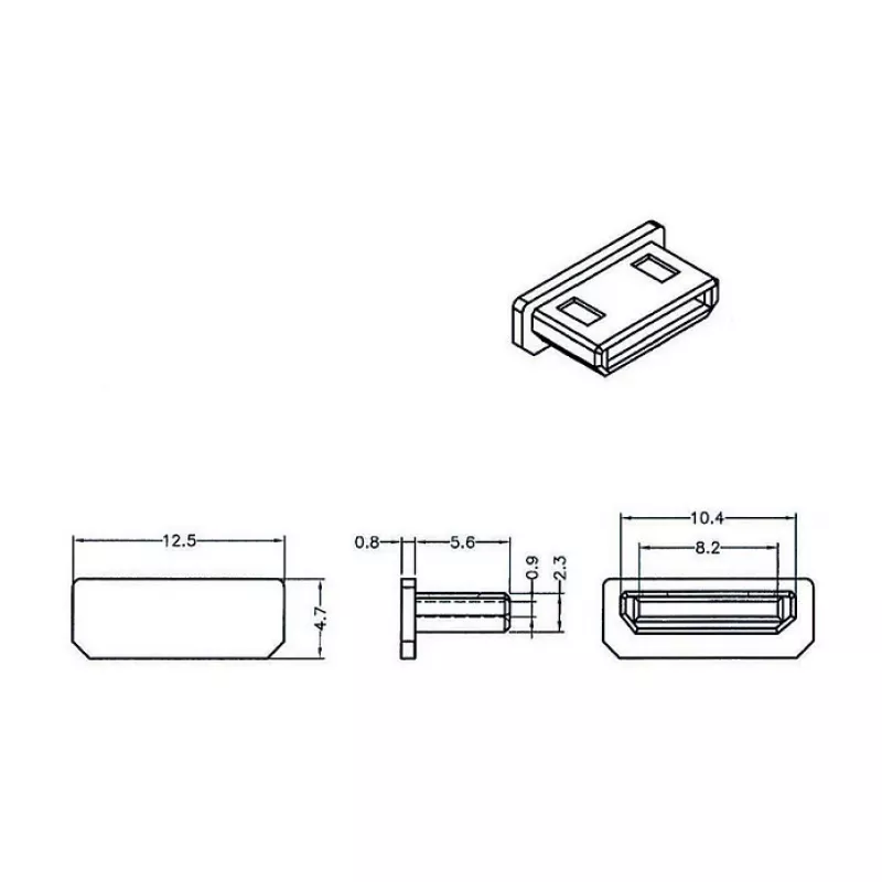 Ochranná krytka konektora HDMI mini-C DeLOCK 64028