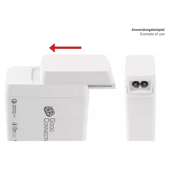 Napájací káblový adaptér pre nabíjačky Good Connections (PCA-WxxxW), biela (PCA-W008W)