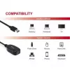 Equip 133347 USB kábel USB 3.2 Gen 1 (3.1 Gen 1) 10 m USB A čierny