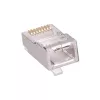 Sieťový kábel Extralink RJ45 konektor samec CAT5E FTP RJ45 8P8C transparentný