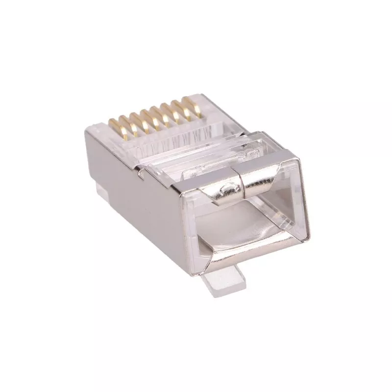 Sieťový kábel Extralink RJ45 konektor samec CAT5E FTP RJ45 8P8C transparentný