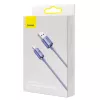 Kábel Baseus Crystal Shine USB na Lightning, 2,4A, 2m (fialová)
