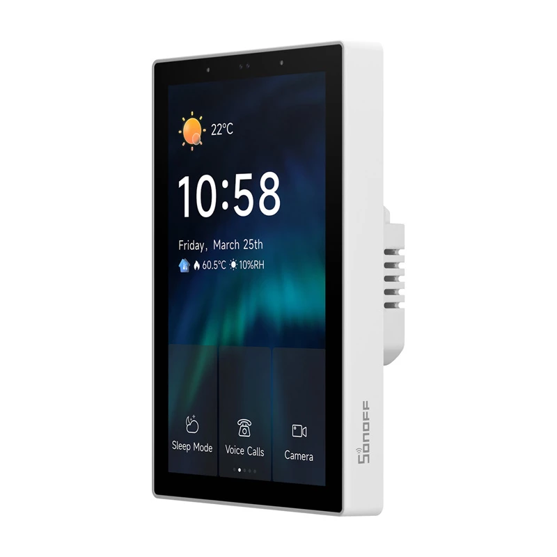Inteligentný ovládací panel Sonoff NSPanel Pro – Wi-Fi, Bluetooth, Zigbee, nástenné rozhranie pre smart home