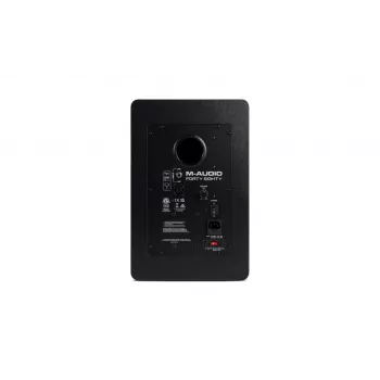 Aktívny monitorový reproduktor M‑Audio Forty Eighty, 80 W, 2‑pásmový, 8-palcový basový reproduktor, 1,25-palcový výškový reproduktor, XLR/TRS vstupy, MDF puzdro