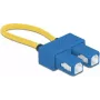 Optický vláknový loopback adaptér DeLOCK 86920 SC UPC Singlemode modrý
