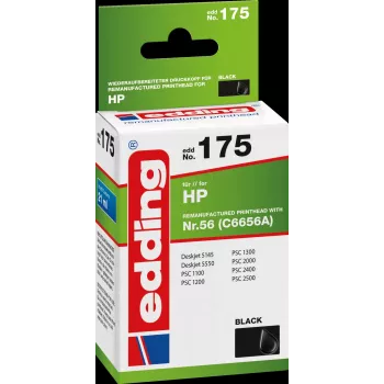 EDDING EDD-175 - kompatibilný - čierny - HP - HP Color Copier 410 HP Color Copier 1315 HP Color Copier 7450 HP Deskjet 5100 HP Deskjet 5145 HP...