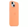 Apple iPhone 15 Silicone Case s MagSafe – Orange Sorbet