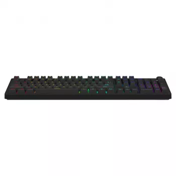 Mechanická herná klávesnica SAVIO STYX Outemu Blue Hot-Swap RGB USB QWERTY US International čierna 104 klávesov Full-Size
