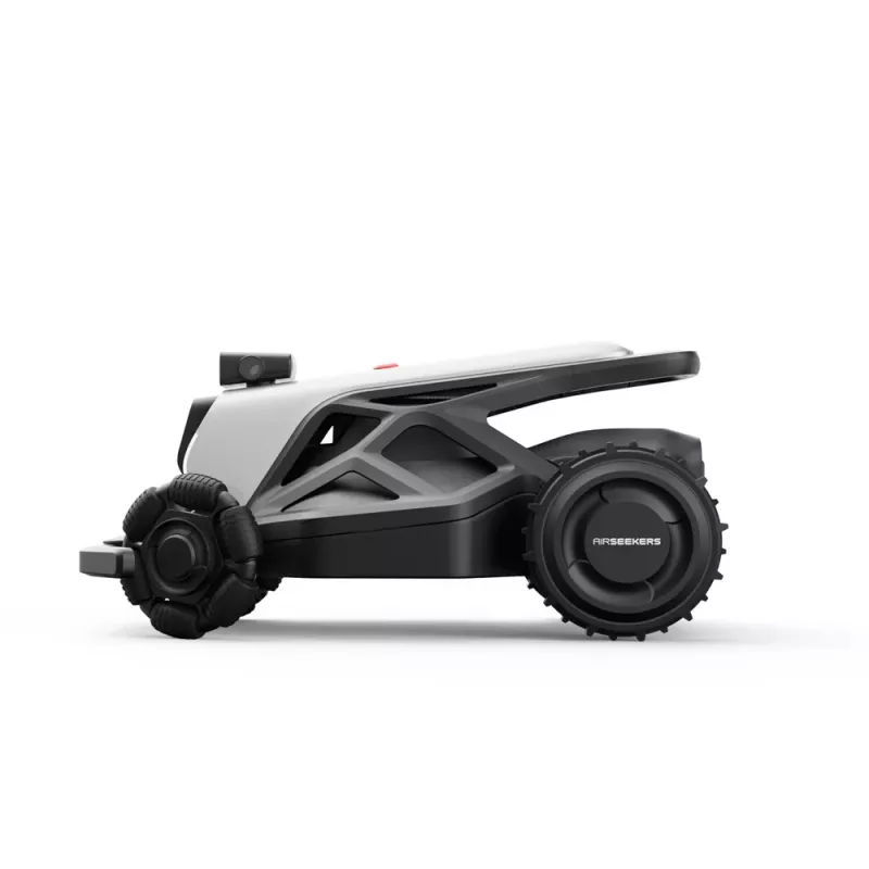 Robotická kosačka AIRSEEKERS LIMITED Tron — 15 Ah batéria, výška kosenia 3–9 cm, až do 2400 m², IPX6
