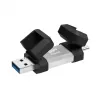 USB kľúč Silicon Power 256 GB USB Type-A / USB Type-C, USB 3.2 Gen 1, hliníkové gumené viečko