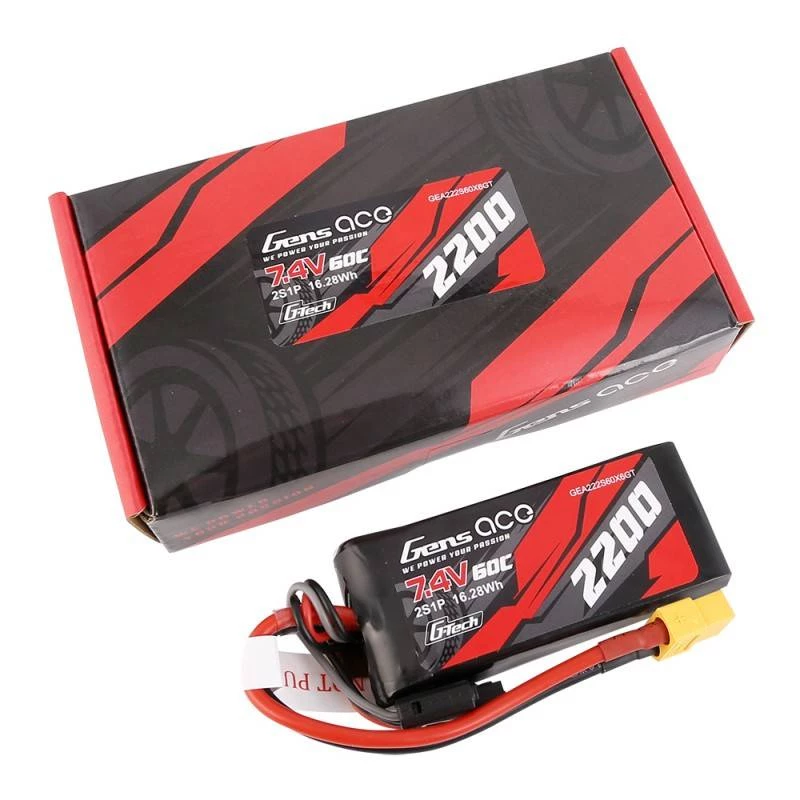 Batéria Gens ace G-Tech 2200mAh 7,4V 60C 2S1P LiPo