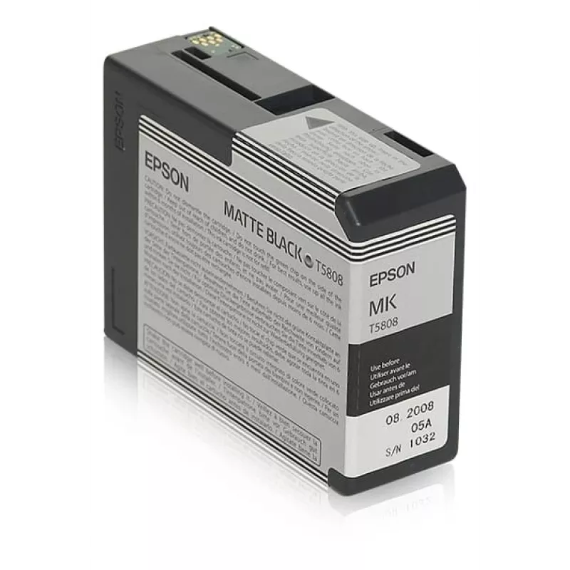 Atramentová náplň Epson C13T5808 matná čierna — originálna náplň Epson, matná čierna