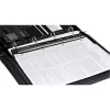 WEDO Business 67 9401 vreckový dierovač, 4 otvory, výkon dierovania 3 mm, plast s kovovou lištou, čierny