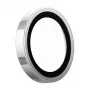 Sklo na kameru Torras Lensguard pre iPhone 16 Pro (sivé)