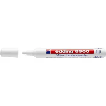Permanentný marker Edding 8750 guľatý hrot biely