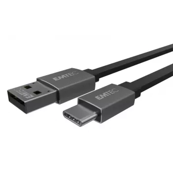 USB kábel Emtec T700C 1,2 m USB A na USB C čierny
