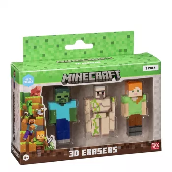 MINECRAFT 3D gumy - balenie 3 ks VER.C