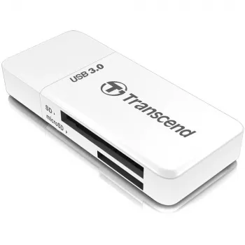 Čítačka kariet USB 3.1/biela TS-RDF5W Transcend