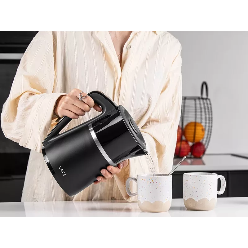 Rýchlovarná kanvica LAFE 1,7L 2200W čierna