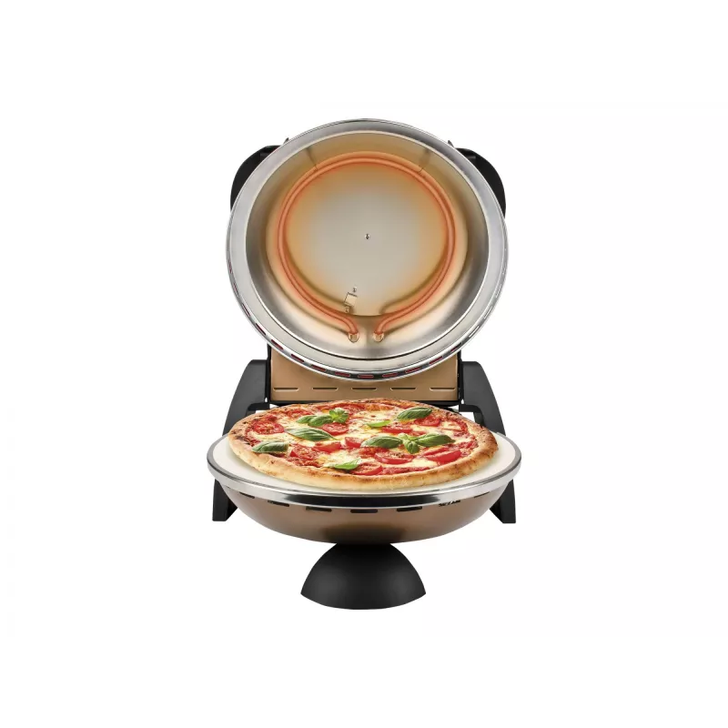 Prístroj na pizzu G3 Ferrari Delizia 1 pizza 1200W čierny bronz