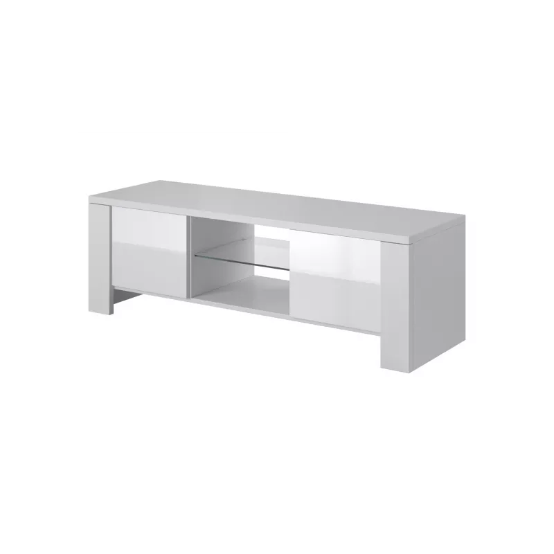 Cama TV stojan WEST 42/130/42 biely/biely lesklý
