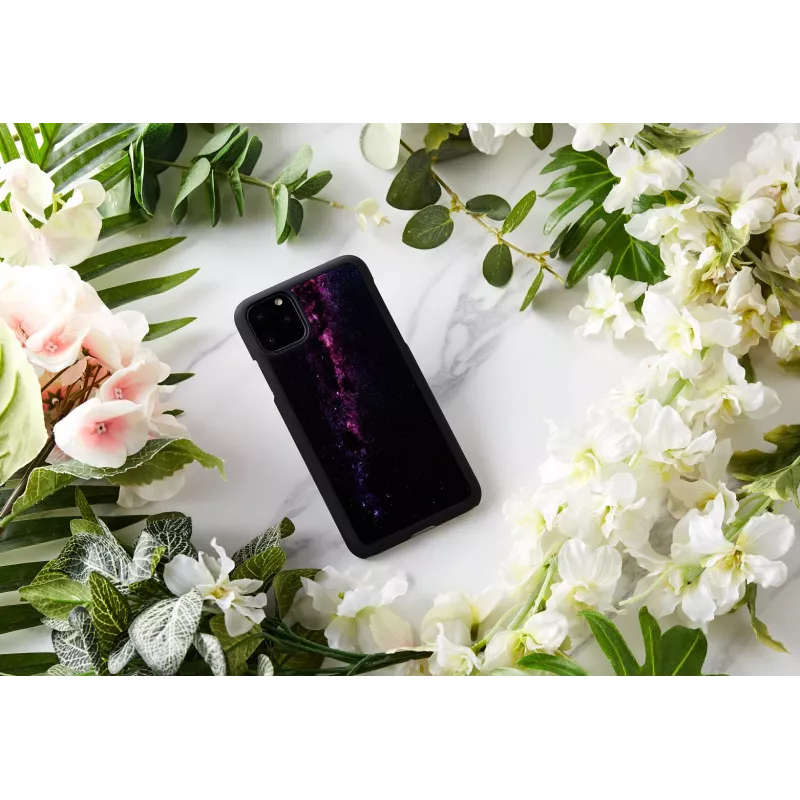 Puzdro na smartfón iKins pre iPhone 11 Pro Max – mliečna dráha čierna