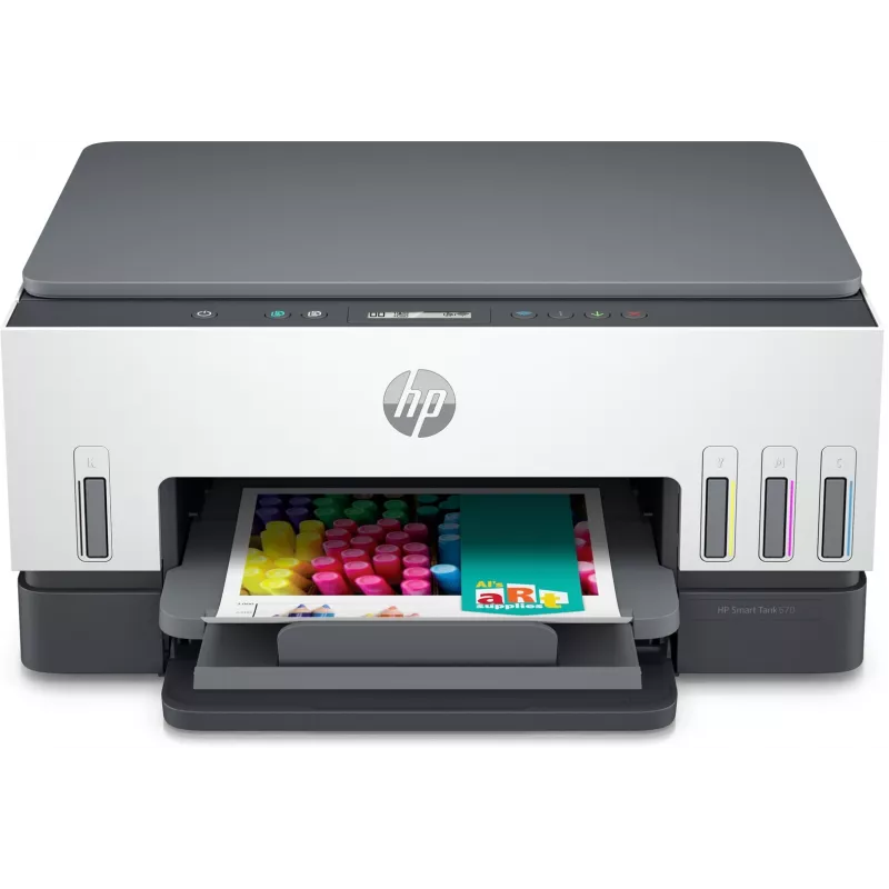 Multifunkčná tlačiareň HP Smart Tank 670 — Thermal Inkjet, farebná, A4, Wi‑Fi/Bluetooth, duplex, 4800x1200 DPI